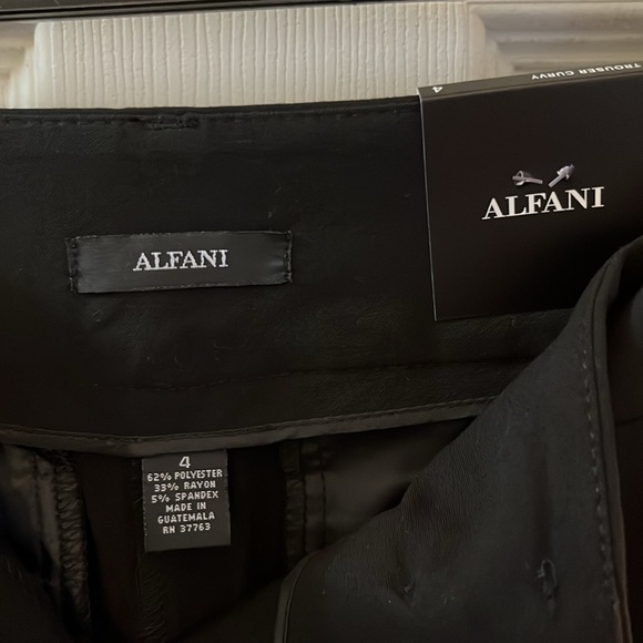 ALFANI Black trouser pants (curvy fit) - Size 4 - Picture 8 of 8